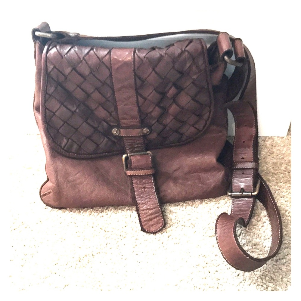 Genuine leather Civico93 crossbody